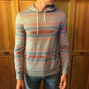 Aztec Print Hoodie From Pacsun